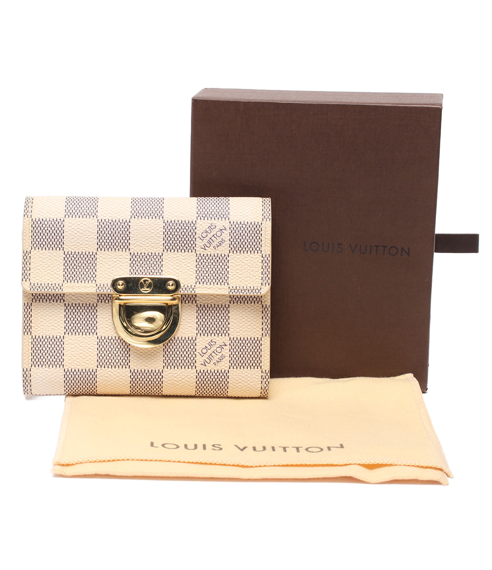 LOUIS VUITTON 三つ折り財布 ポルトフォイユ コアラ ダミエアズール N60013 レディース ルイ・ヴィトン