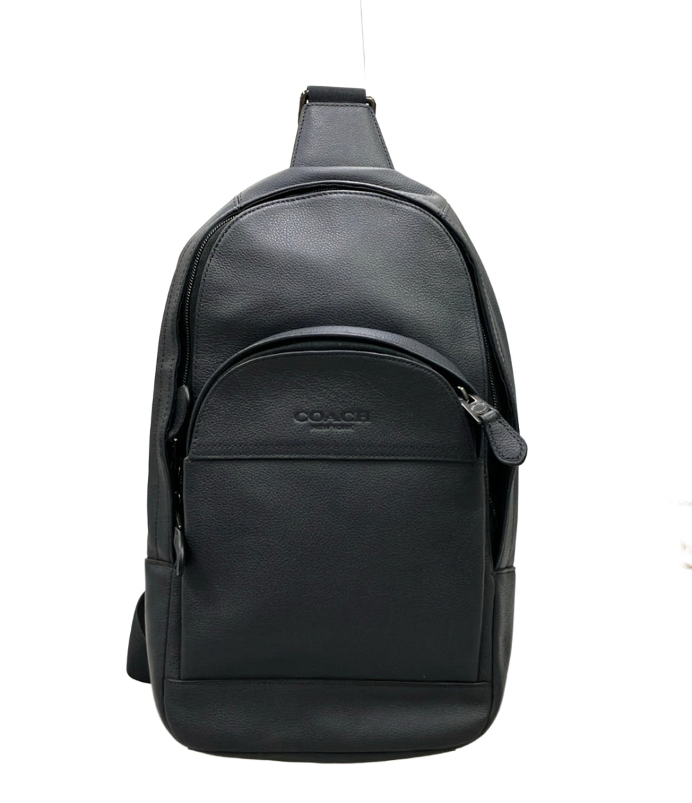 美品 COACH ボディバッグ レザー F49312 メンズ コーチ – Rehello by