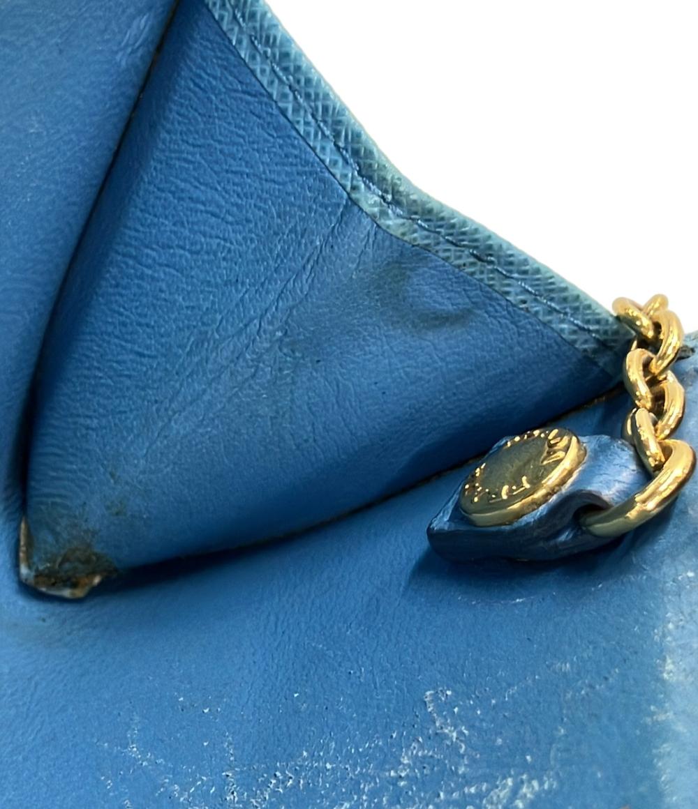 PRADA コインケース キーリング付き サフィアーノレザー レディース プラダ