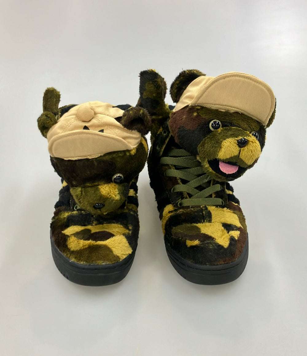 adidas ハイカットスニーカー 迷彩 × Jeremy Scott Q20917 レディース SIZE 23.5 (M) アディダス