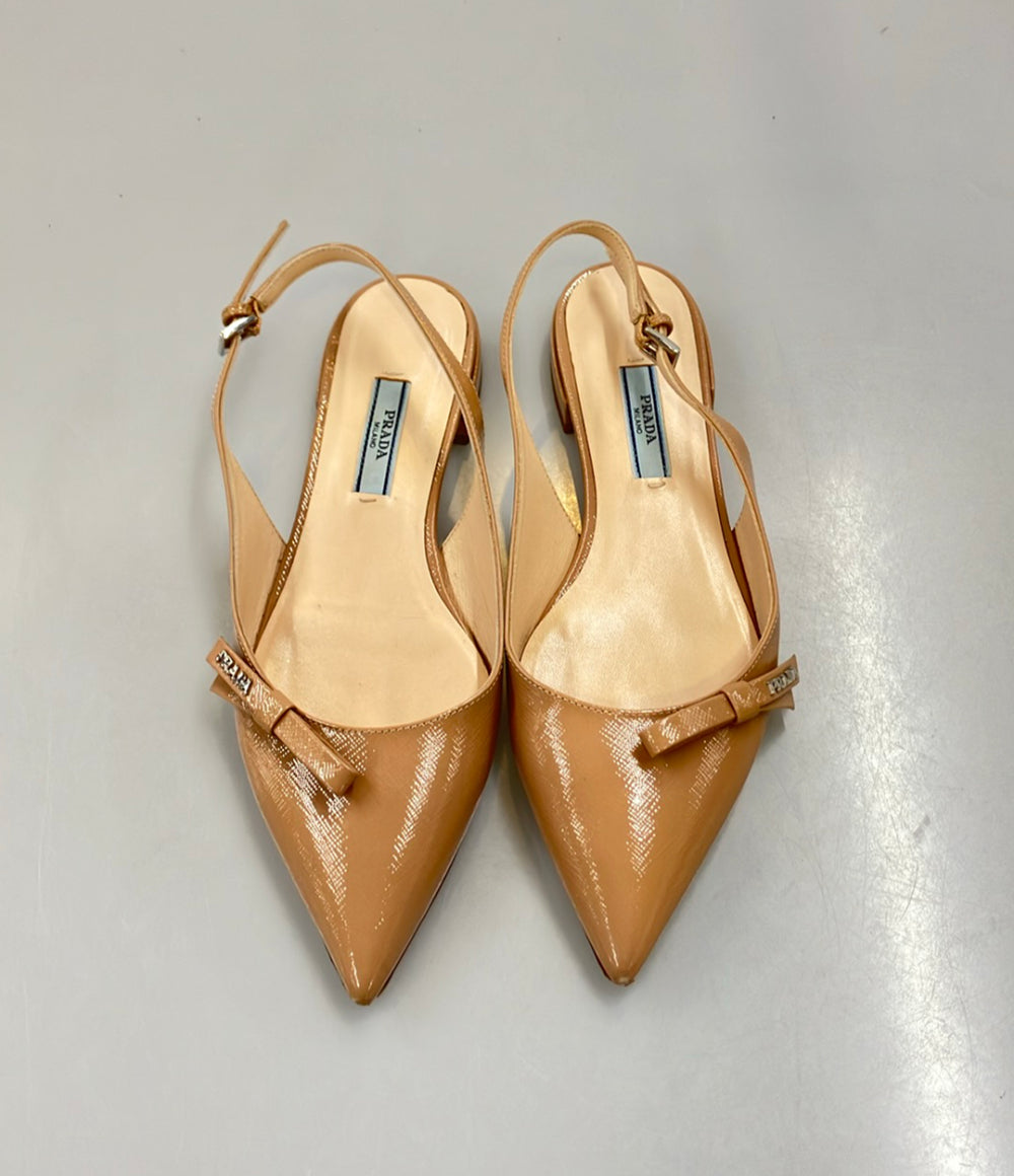 PRADA スリングバックフラットシューズ レディース SIZE 36 (23cm) プラダ
