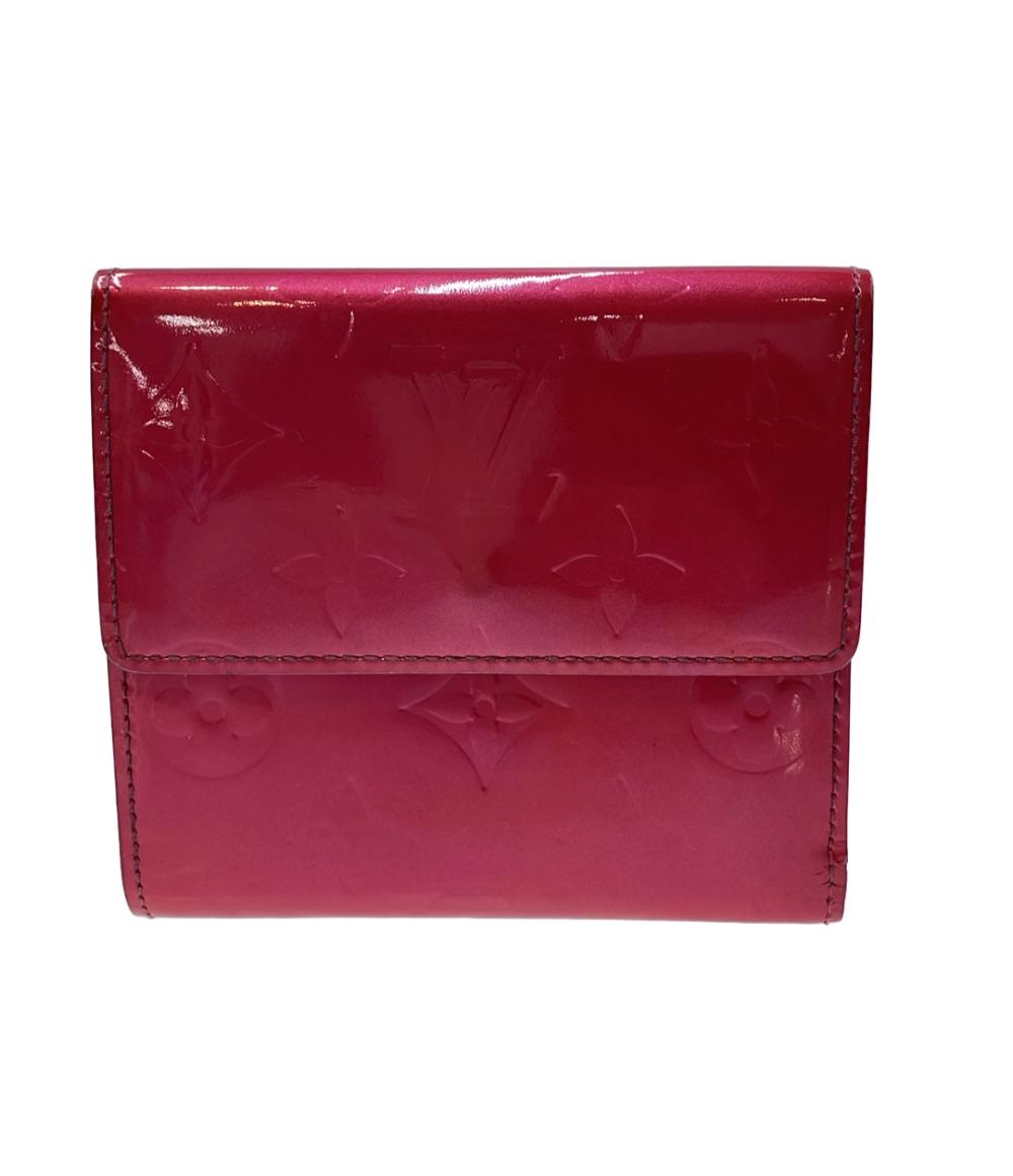 訳あり LOUIS VUITTON Wホック 二つ折り財布 ポルトモネビエカルト