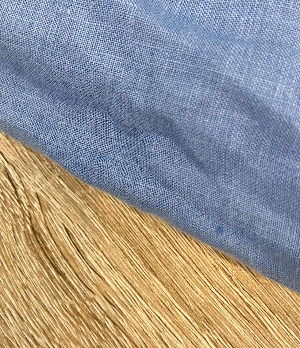 MYLAN 長袖ワンピース ボリュームスリーブ シャツ タグ付き リネン100% MY24SS-BL028 レディース SIZE F (M) マイラン