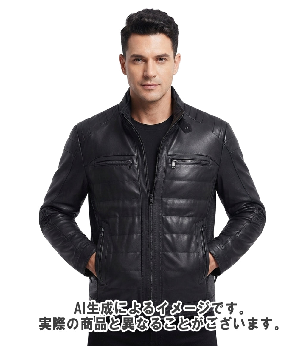 HUGO BOSS レザージャケット メンズ SIZE 46 ヒューゴボス