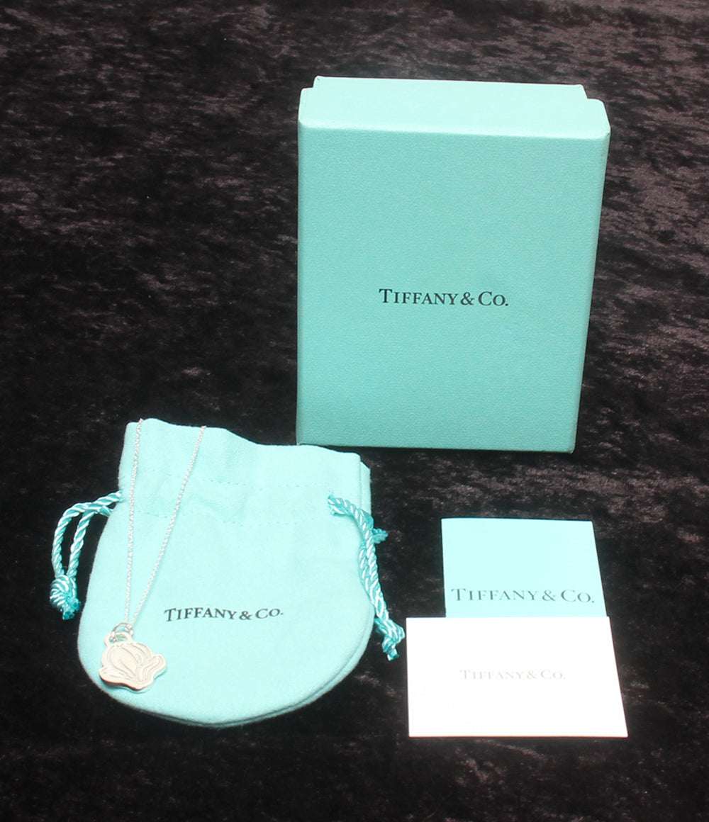 美品 Tiffany & Co. ネックレスSV925 GO WOMEN 2019 マグノリアモチーフ レディース ティファニー