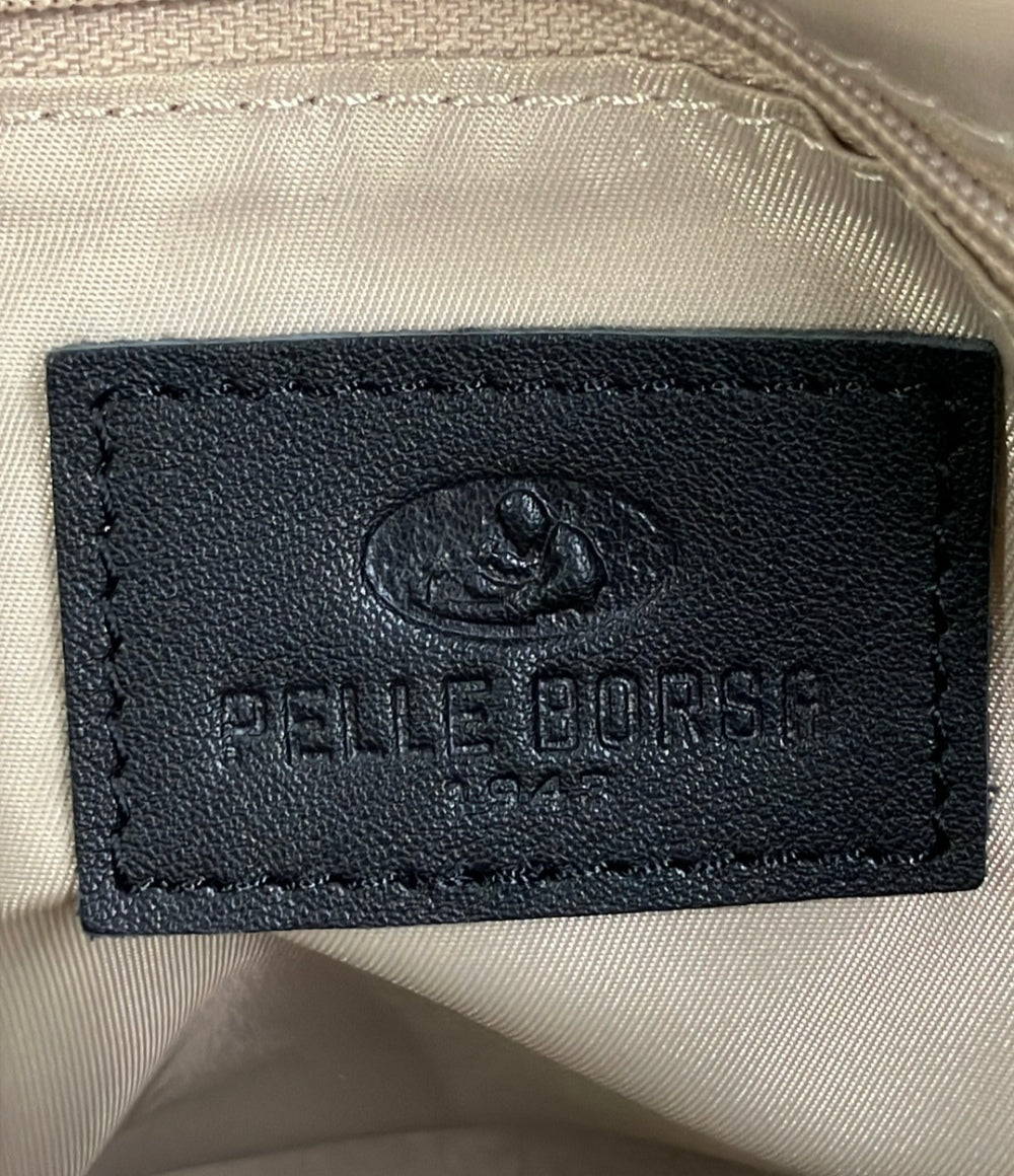 美品 PELLE BORSA トートバッグ キルティング レディース ペレボルサ