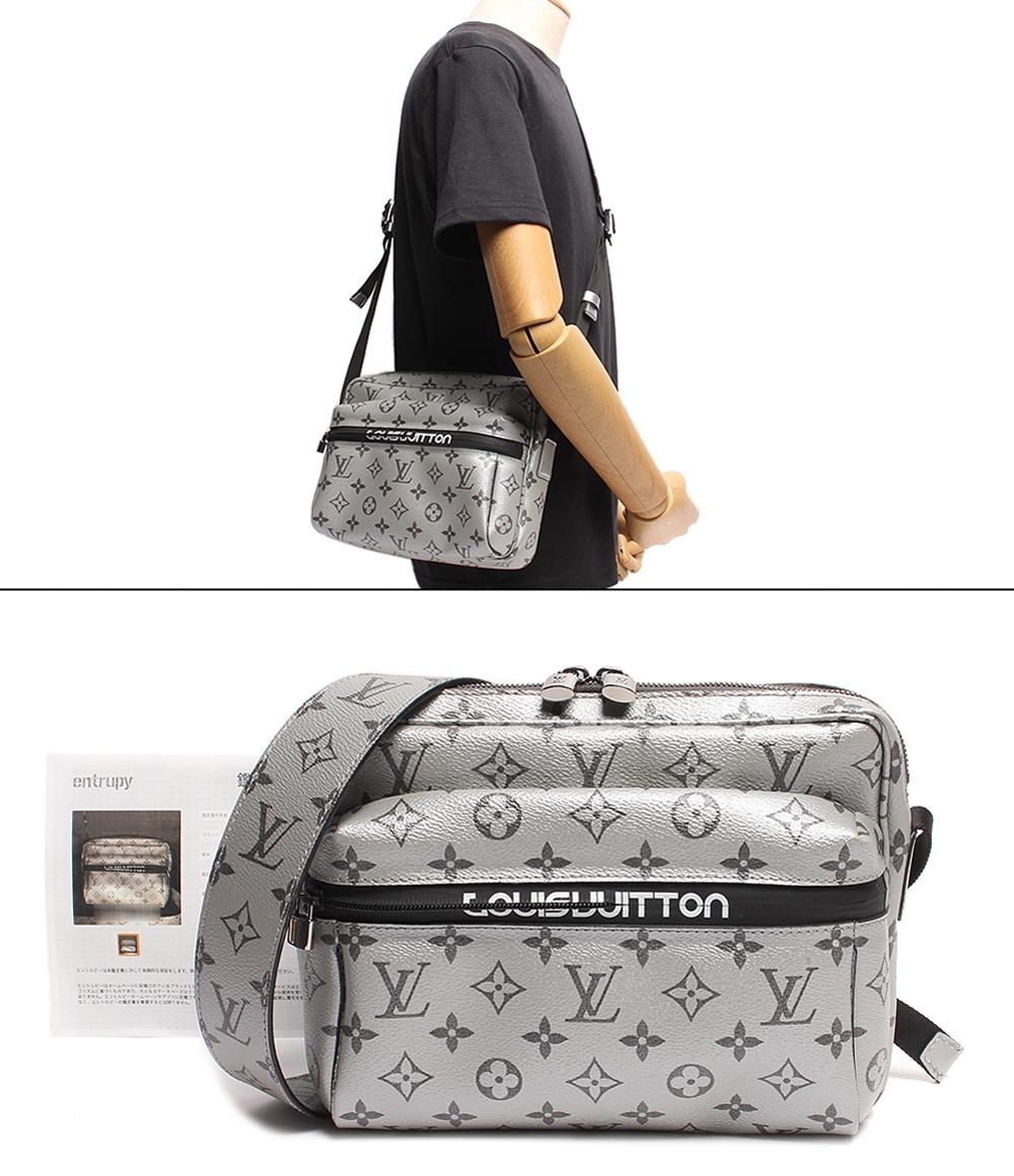 ルイ・ヴィトン ショルダーバッグ シルバー金具 メッセンジャーPM 日本限定 モノグラムリフレクト シルバー M43859 メンズ LOUIS VUITTON