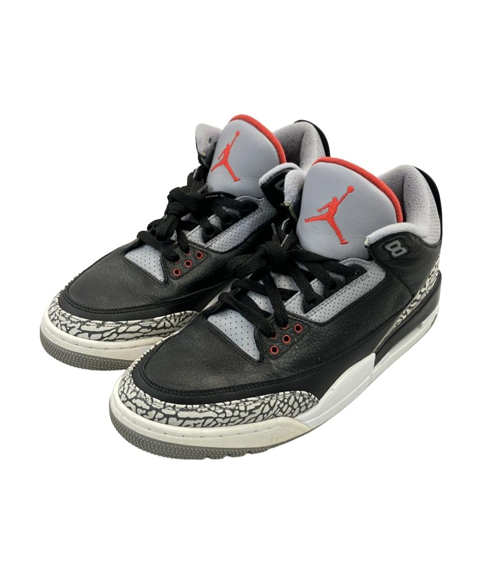 NIKE ミドルカットスニーカー AIR JORDAN 3 RETRO OG 854262-001 