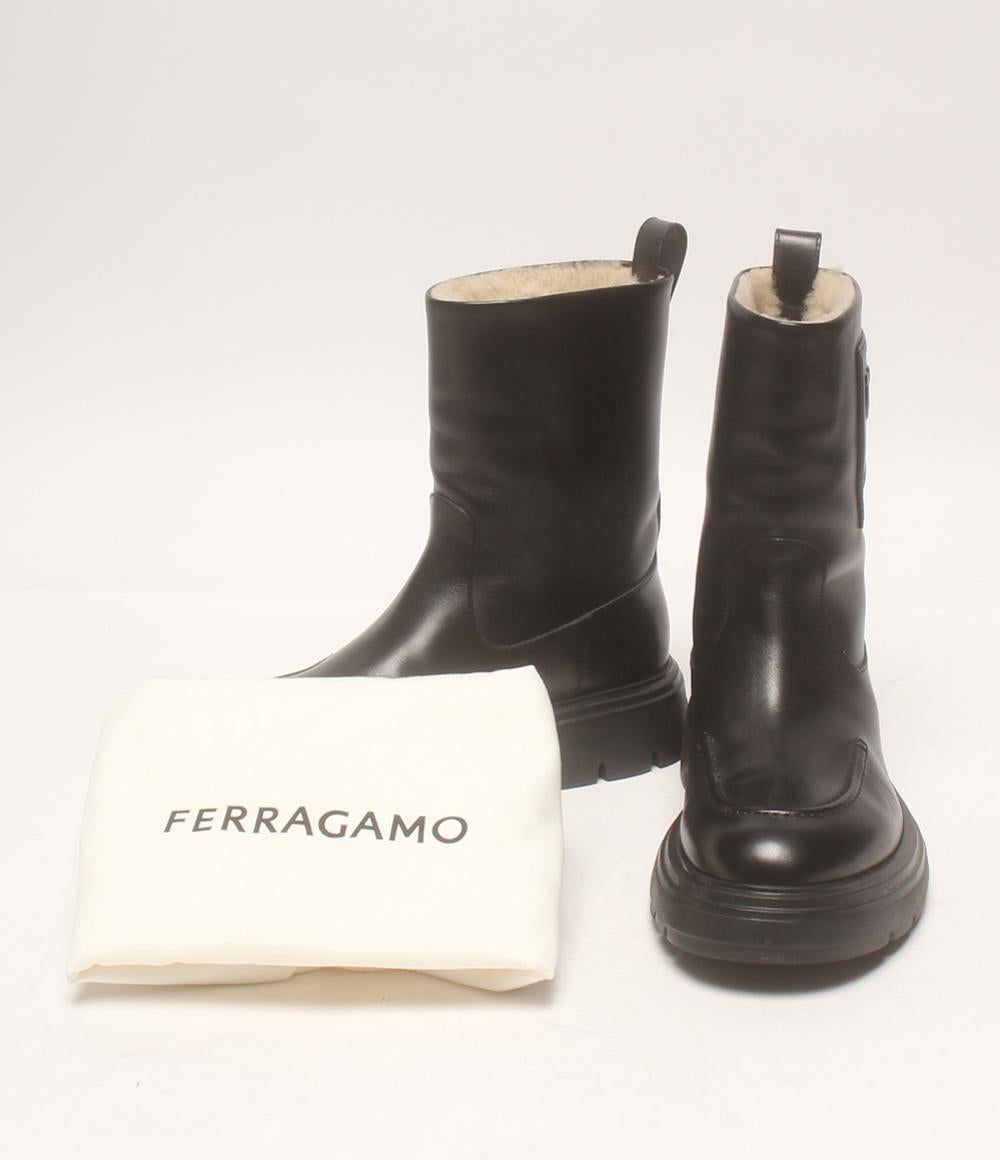 FERRAGAMO ショートブーツ ガンチーニ レディース SIZE 61/2 M フェラガモ