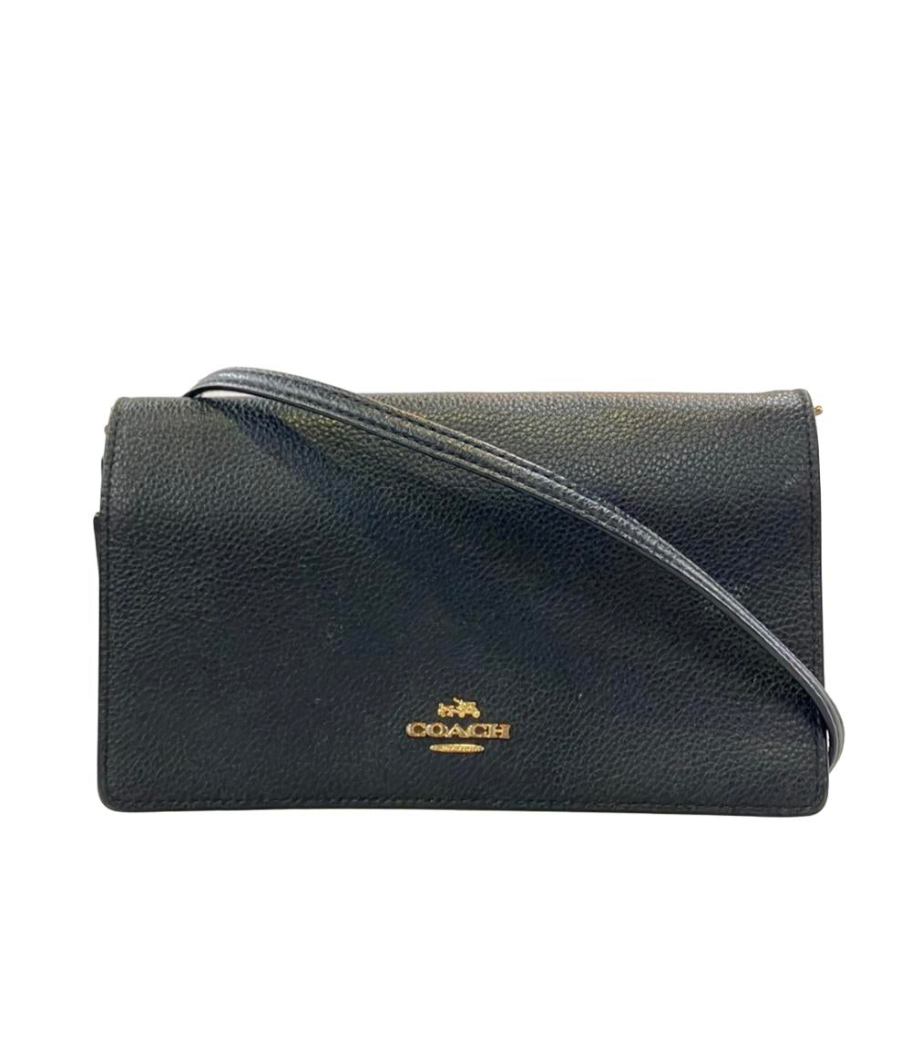 COACH/ペブルドレザーショルダーウォレット/F30256/L19**/Aランク/22【中古】 Amazon | [コーチ] アウトレット ショルダーバッグ 長財布 お財布
