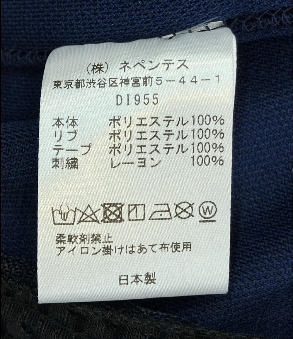 美品 Needles ×Charcoal トラックフードジャケット ジップアップパーカー フーディー DI955 トラックジャケット メンズ SIZE M ニードルズ