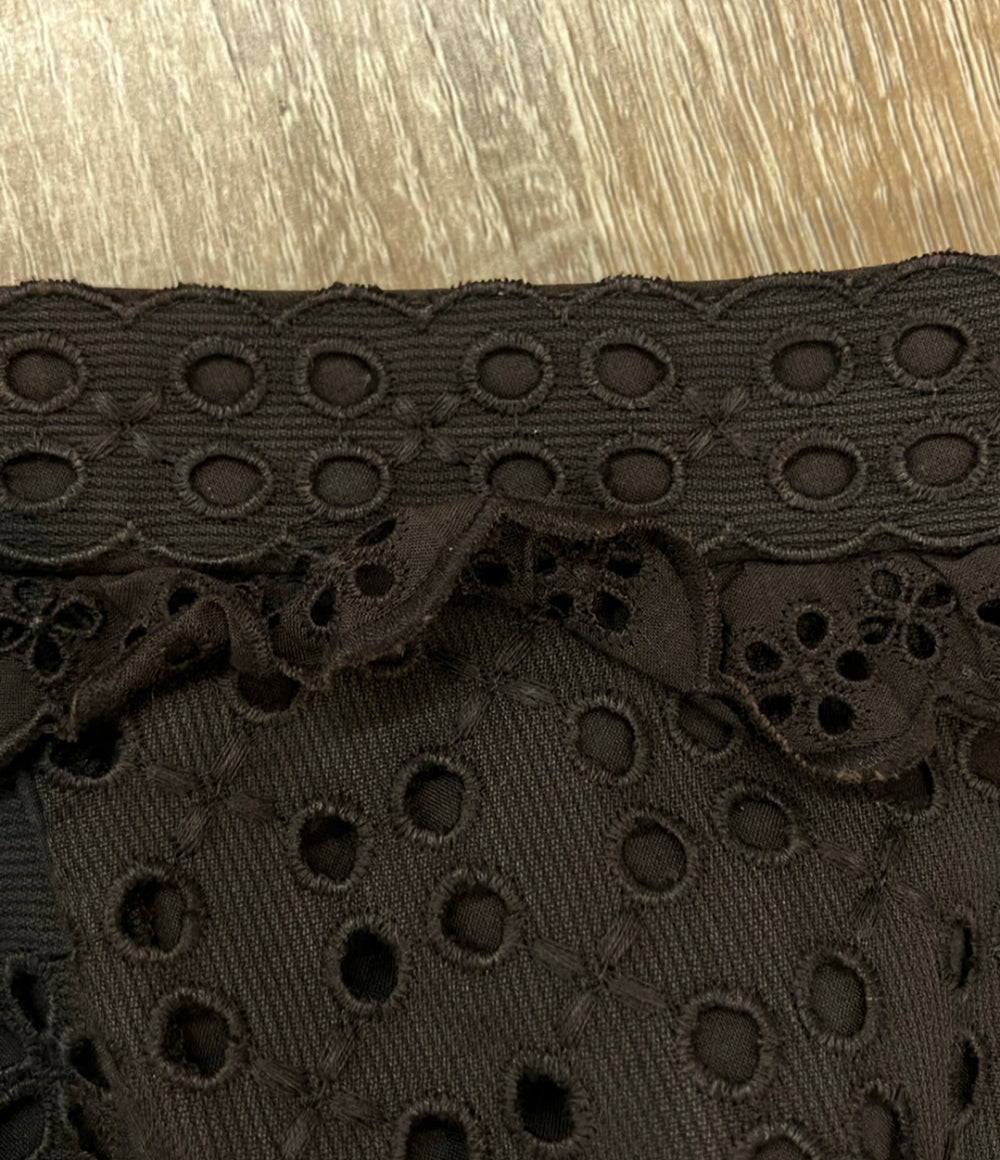 LOUIS VUITTON スカート 膝丈 パンチングレース レディース SIZE 34 (S) ルイ・ヴィトン