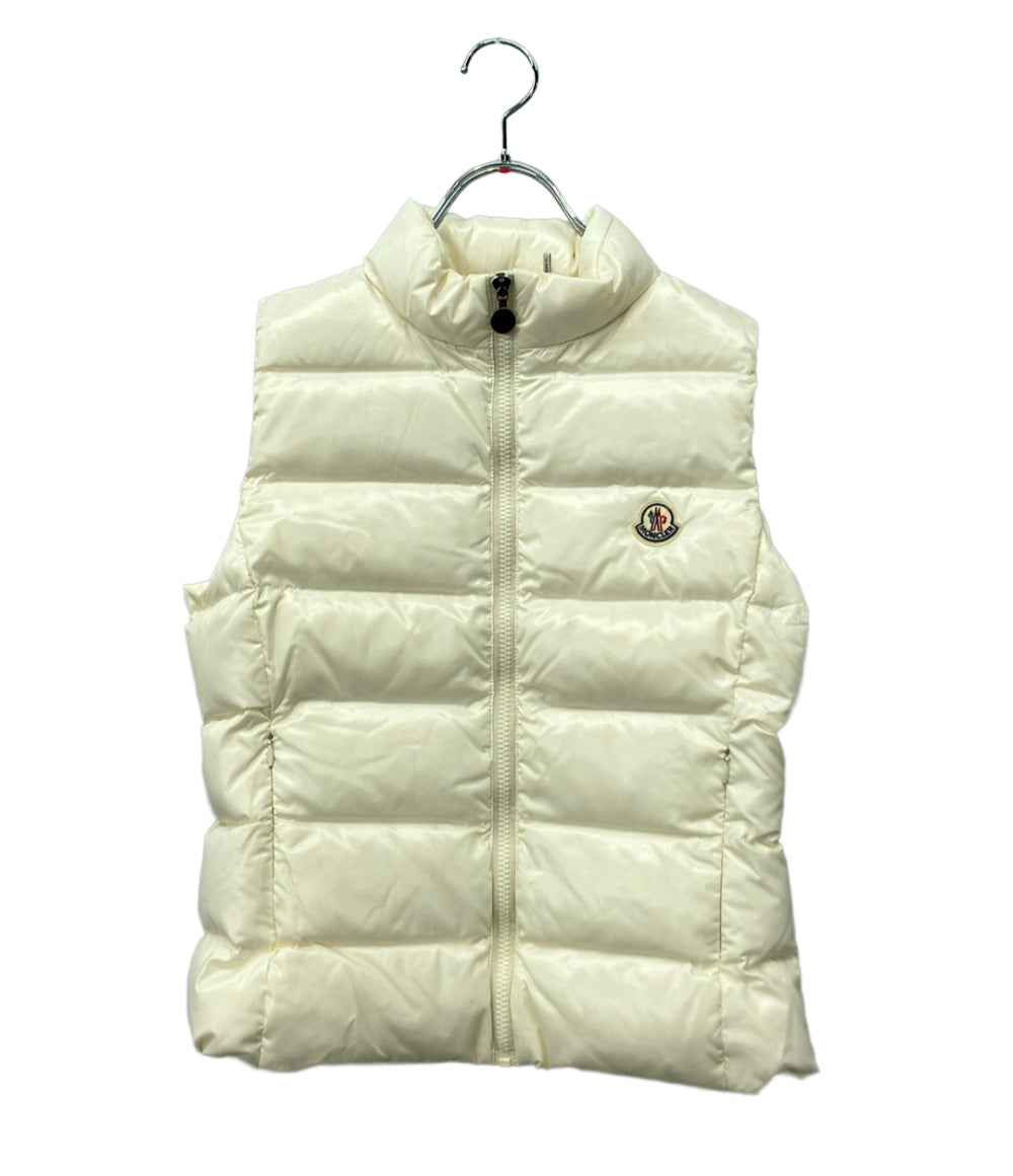 MONCLER ダウンベスト ジップアップ ロゴワッペン Ghany レディース