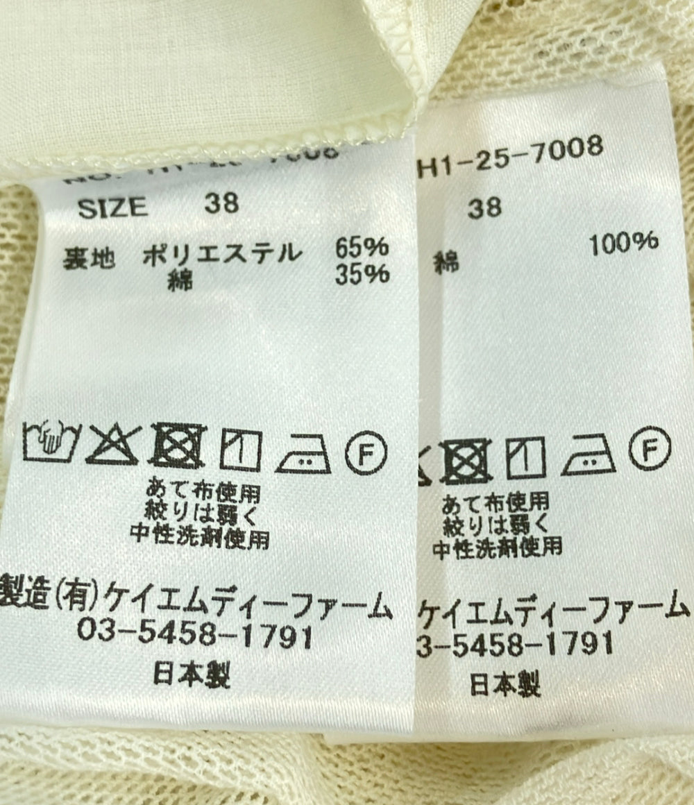 Heriter ノースリーブワンピース インナー付きメッシュ H1-25-7008 レディース SIZE 38 (M) エリテ
