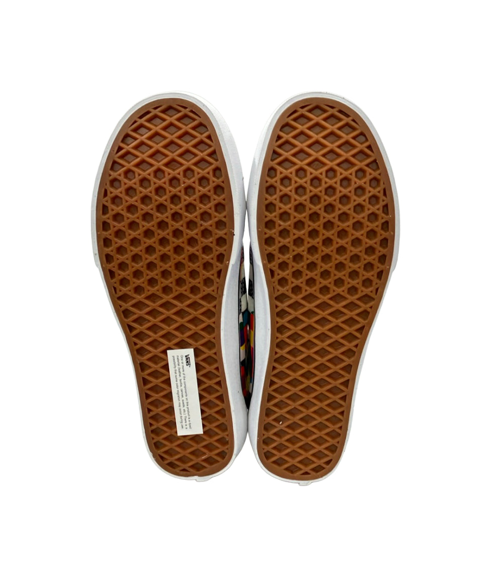 美品 VANS ローカットスニーカー Old Skool フローラル チェッカーボード ユニセックス SIZE 25.0 (XL) ヴァンズ