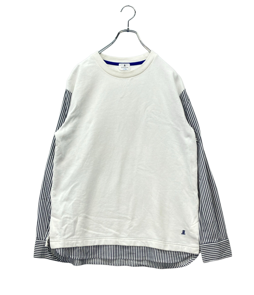LANVIN en Bleu スウェットシャツ フェイクレイヤードカットソー LB-6A 