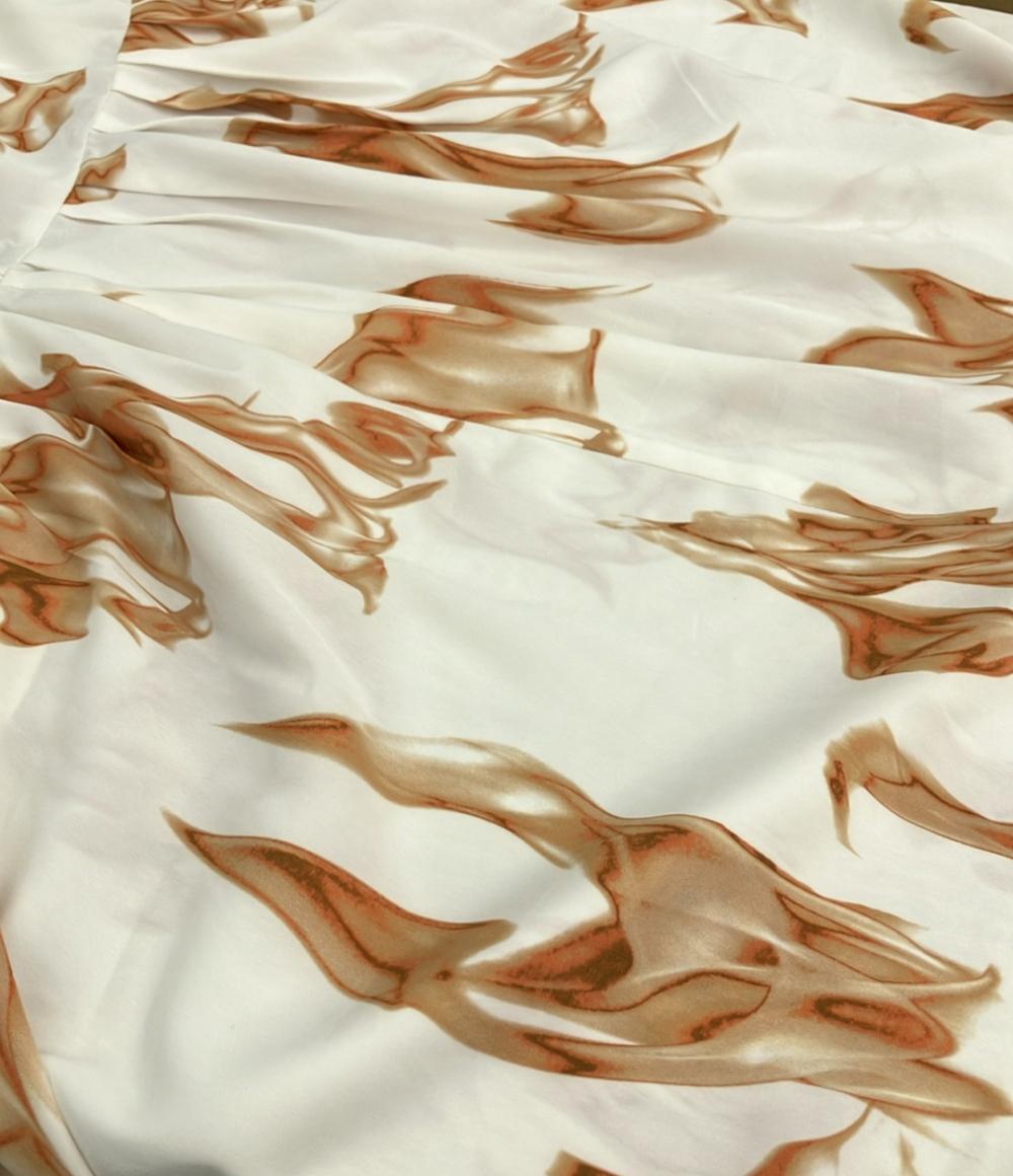 美品 アイレネ ノースリーブワンピース 花柄 レディース SIZE 36 (XS) IRENE