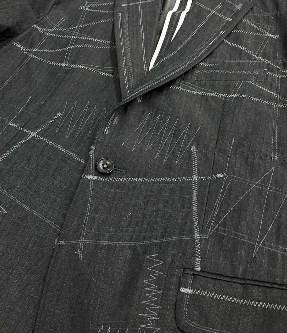 美品 JUNYA WATANABE ステッチ テーラードジャケット メンズ SIZE S ジュンヤワタナベ