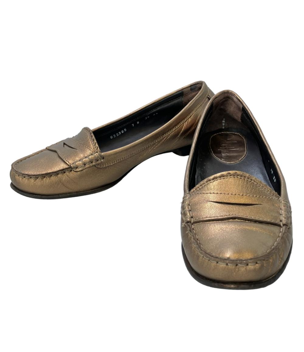 【新品】24.5㌢COLE HAANコールハーン ローファー グリーンアイボリー コール ハーン COLE HAAN スタッシ ペニー ローファー womens