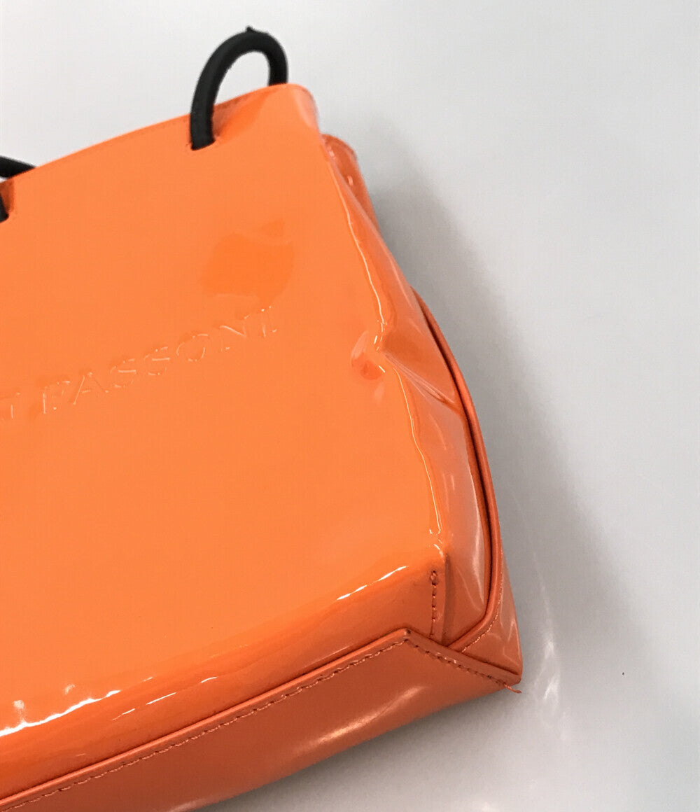 エナメルミニショルダーバッグ 肩掛け 斜め掛け モバイルポーチ レディース LORNA PASSONI