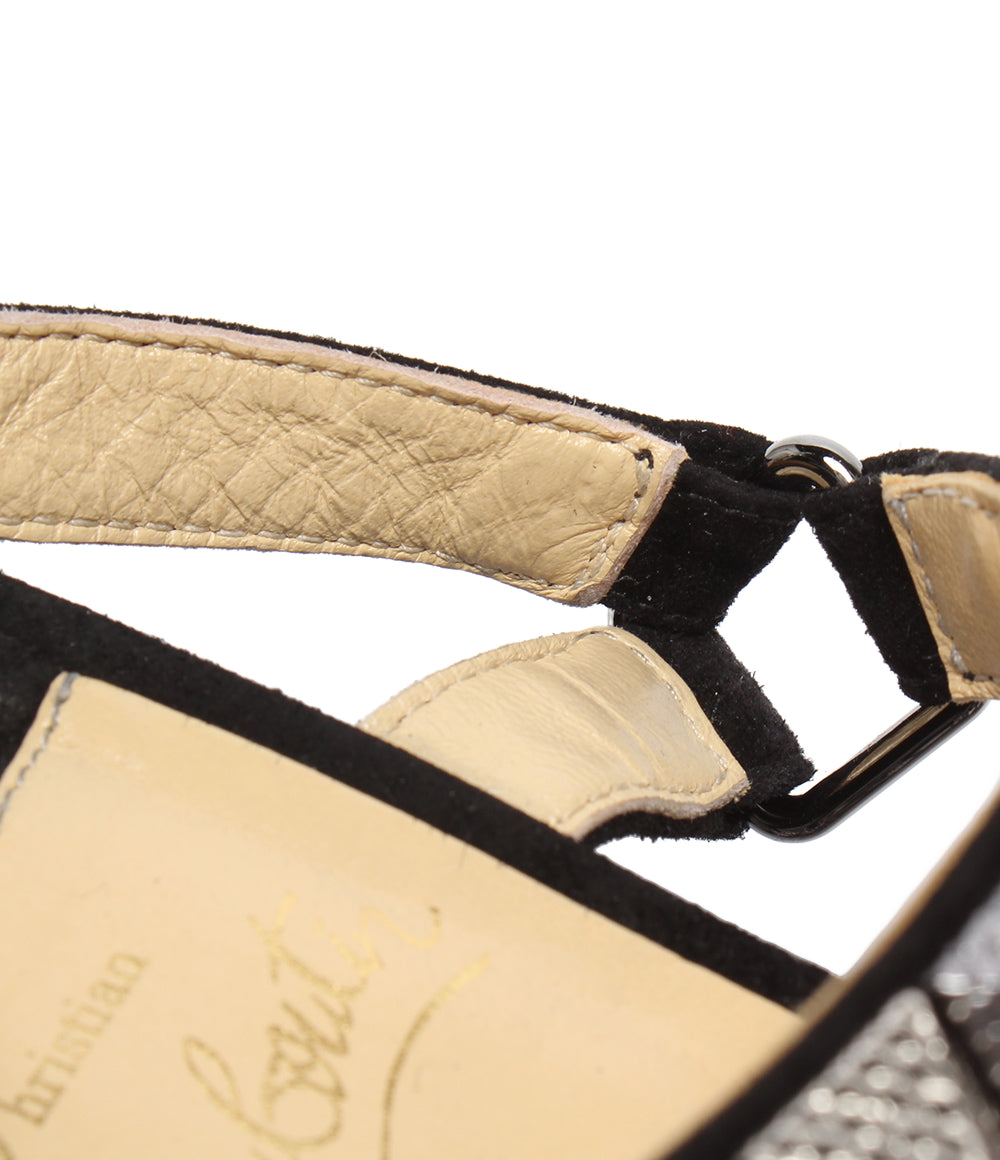 Christian Louboutin サンダル スタッズ ウェッジソール カタクロウ レディース SIZE 37 (24.5cm) クリスチャンルブタン