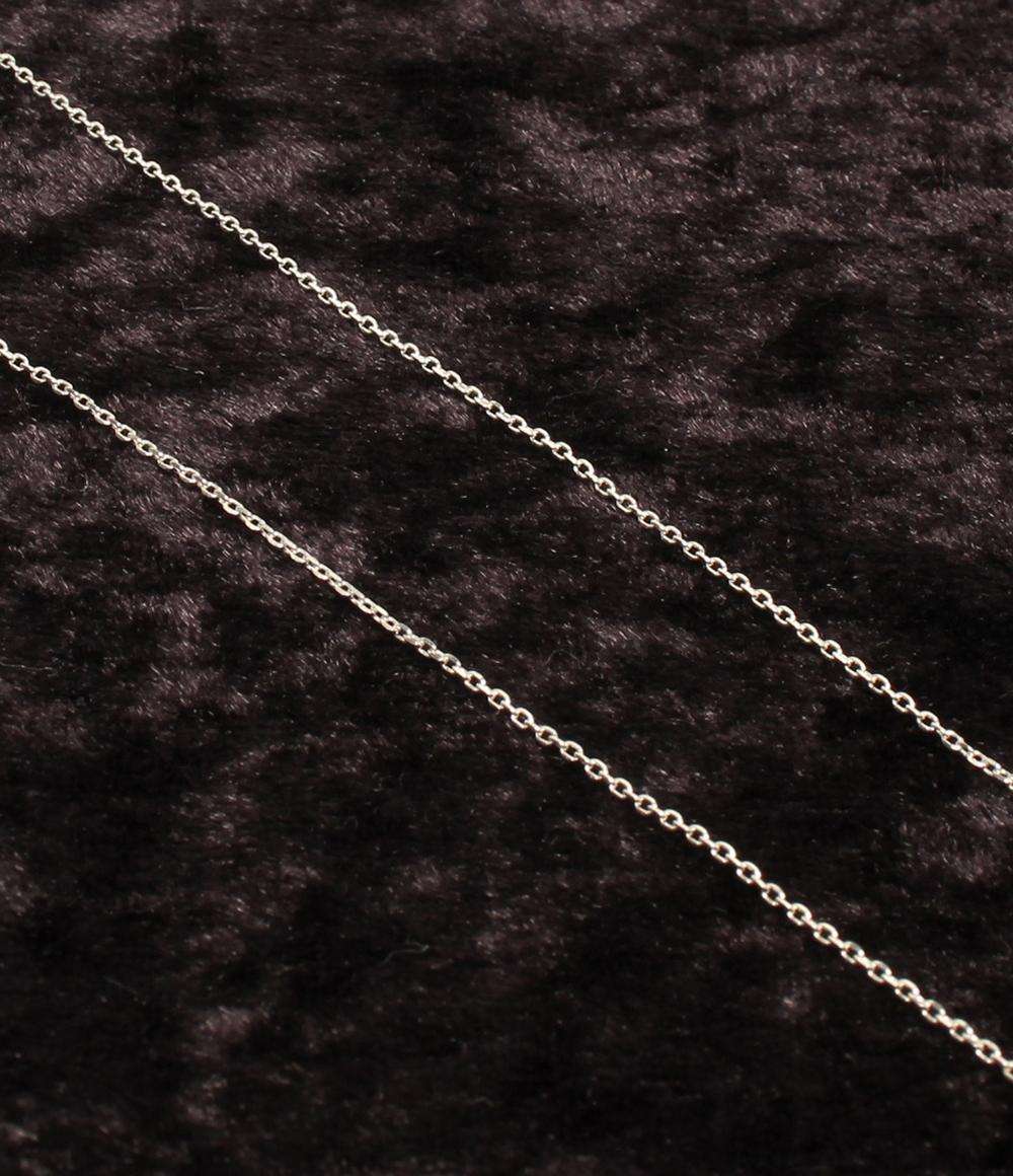 美品 ヨンドシー ネックレス SV ダイヤ ピンクトルマリン ハートモチーフ レディース 4℃