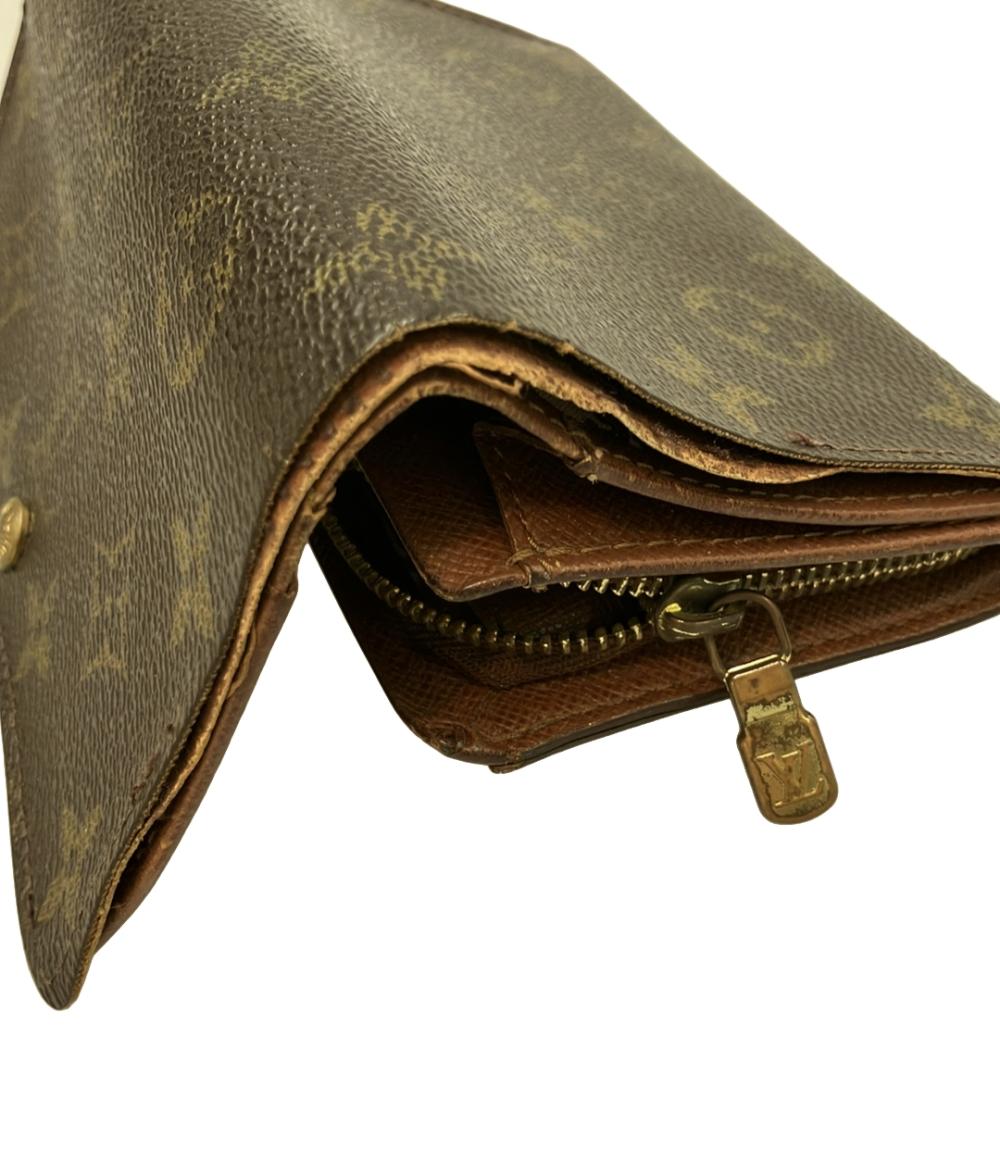 訳あり LOUIS VUITTONさ 二つ折り財布 ポルトモネ ビエトレゾール モノグラム M61736 レディース ルイ・ヴィトン