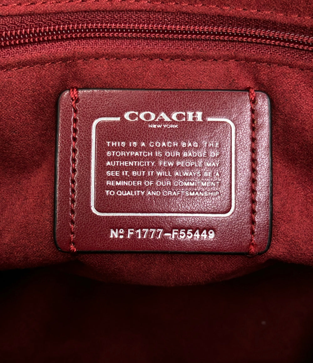 美品 COACH ハンドバッグ ショルダーバッグ 2WAY 斜め掛け F55449 レディース コーチ