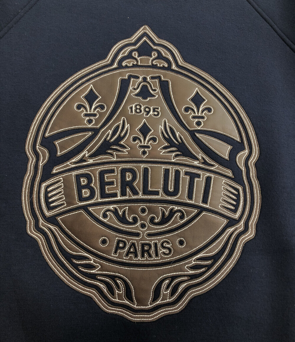ベルルッティ スウェット ボンデッドレザークレスト R19JRL51JACY メンズ SIZE S (S) Berluti
