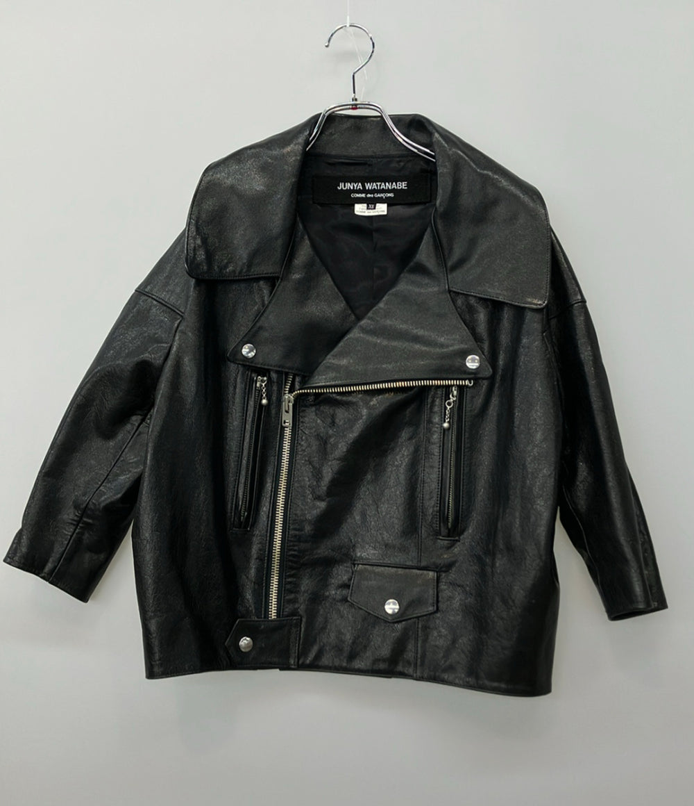 JUNYA WATANABE COMME des GARCONS ライダースジャケット ジップアップ JH-J009 レディース SIZE XS ジュンヤワタナベコムデギャルソン