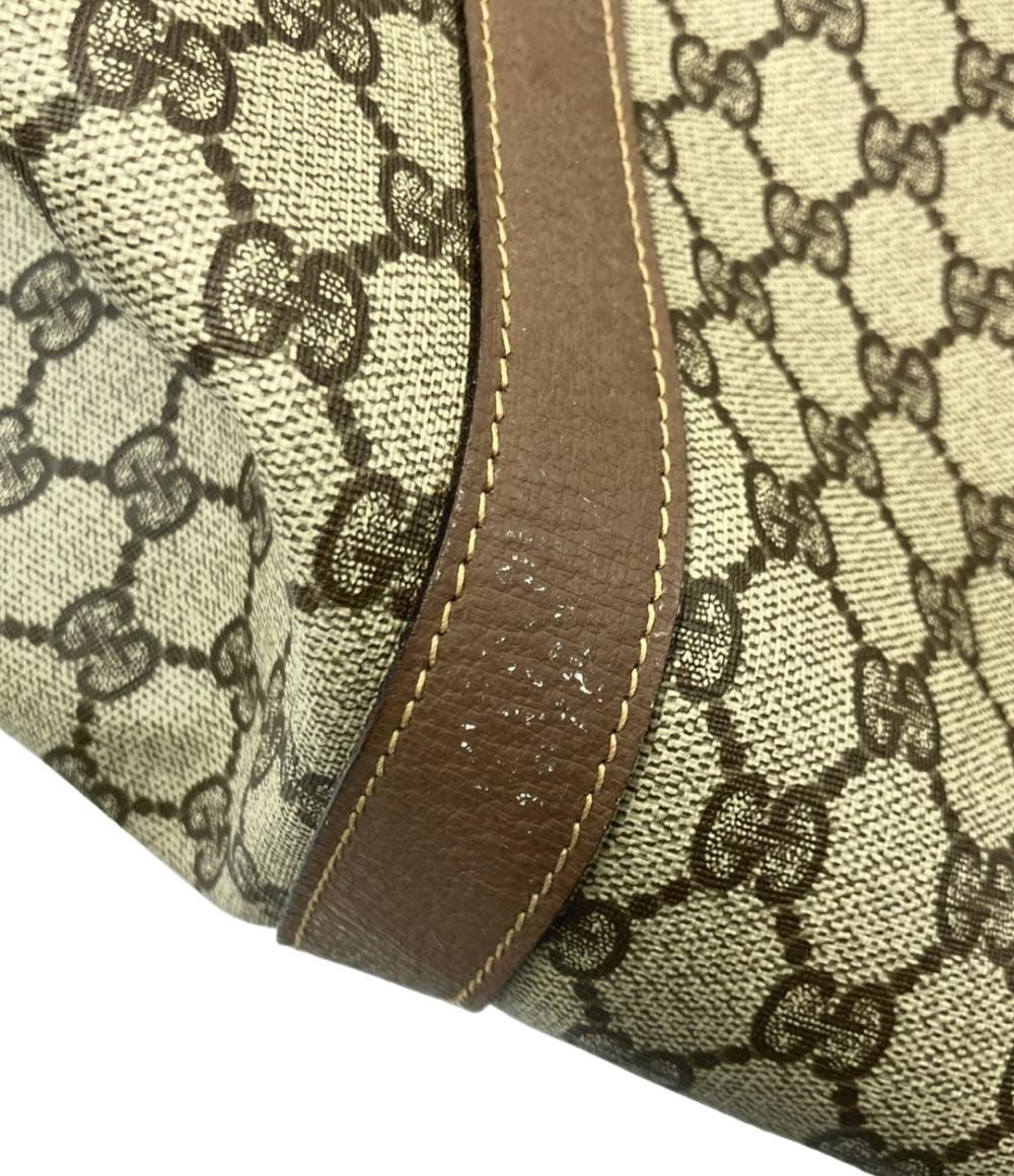 訳あり GUCCI 2WAY ボストンバッグ ショルダーバッグ 斜め掛け GGスプリーム 012•123•6081•55 レディース グッチ