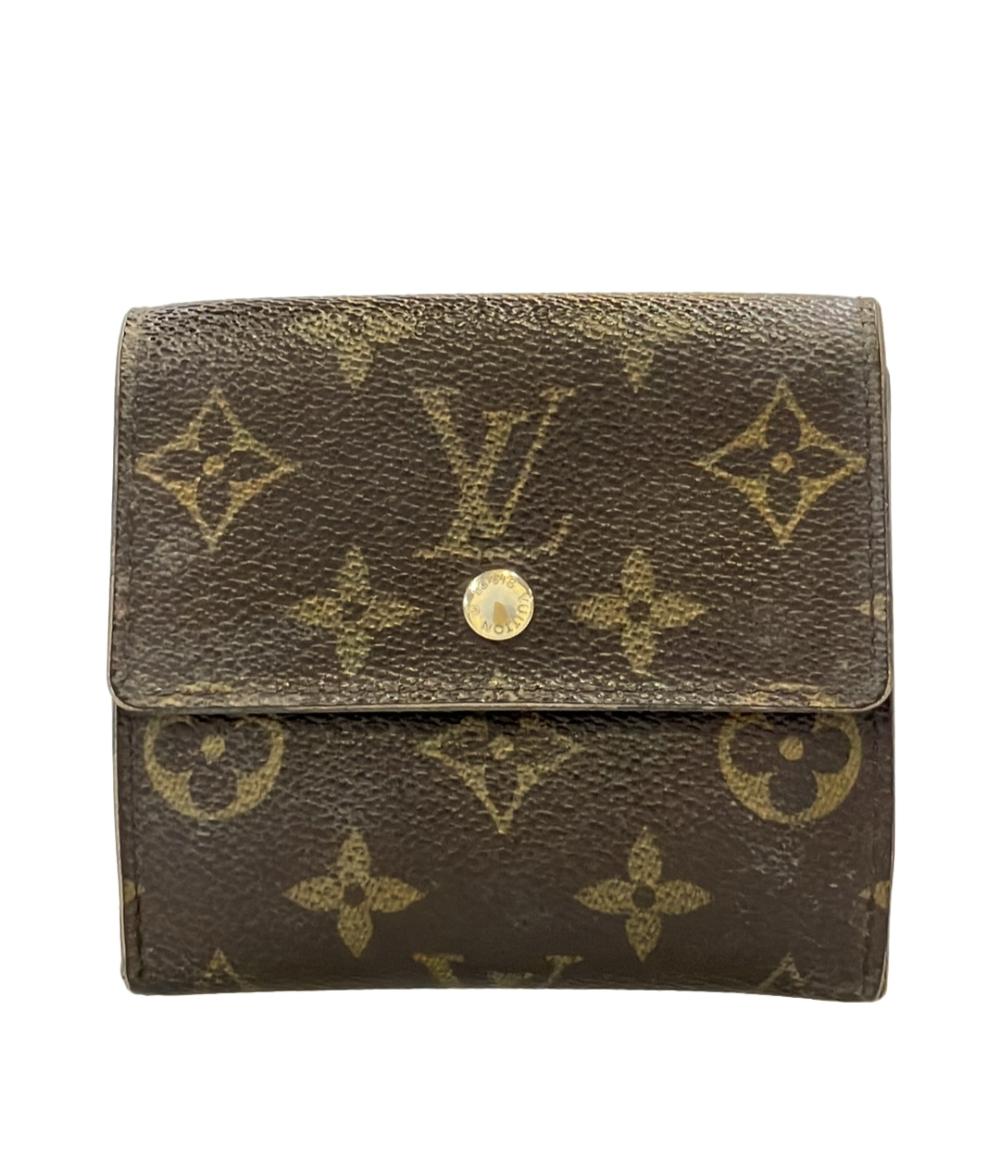 LOUIS VUITTON Wホック二つ折り財布 モノグラム M61654 レディース