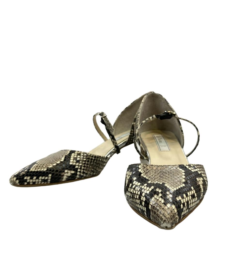 訳あり ルタロン パンプス パイソン柄 レディース SIZE 37 1/2 (L) LE