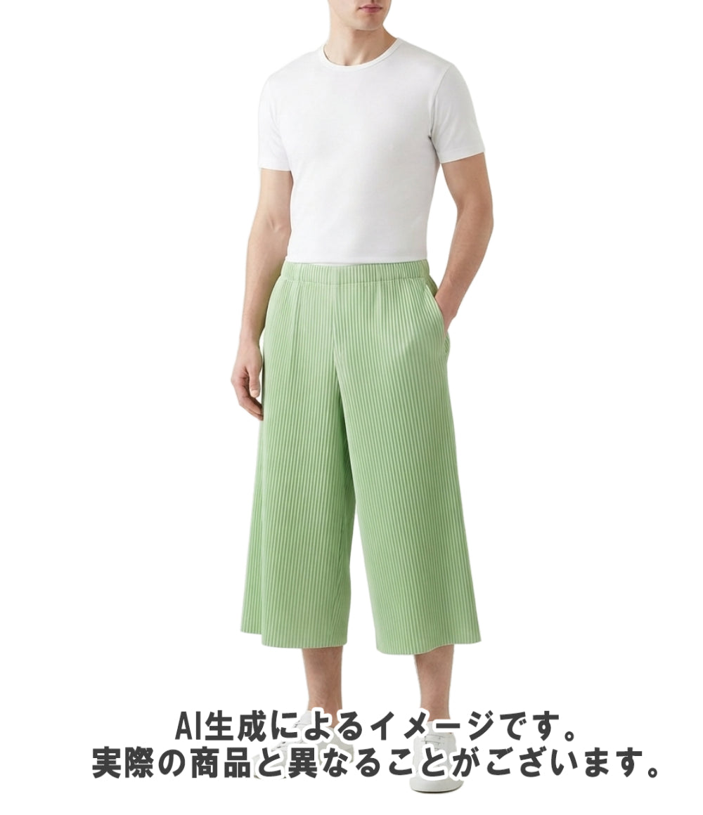 美品 HOMME PLISSE ISSEY MIYAKE プリーツパンツ HP61JF255 メンズ SIZE 2 (M) オム プリッセ イッセイミヤケ