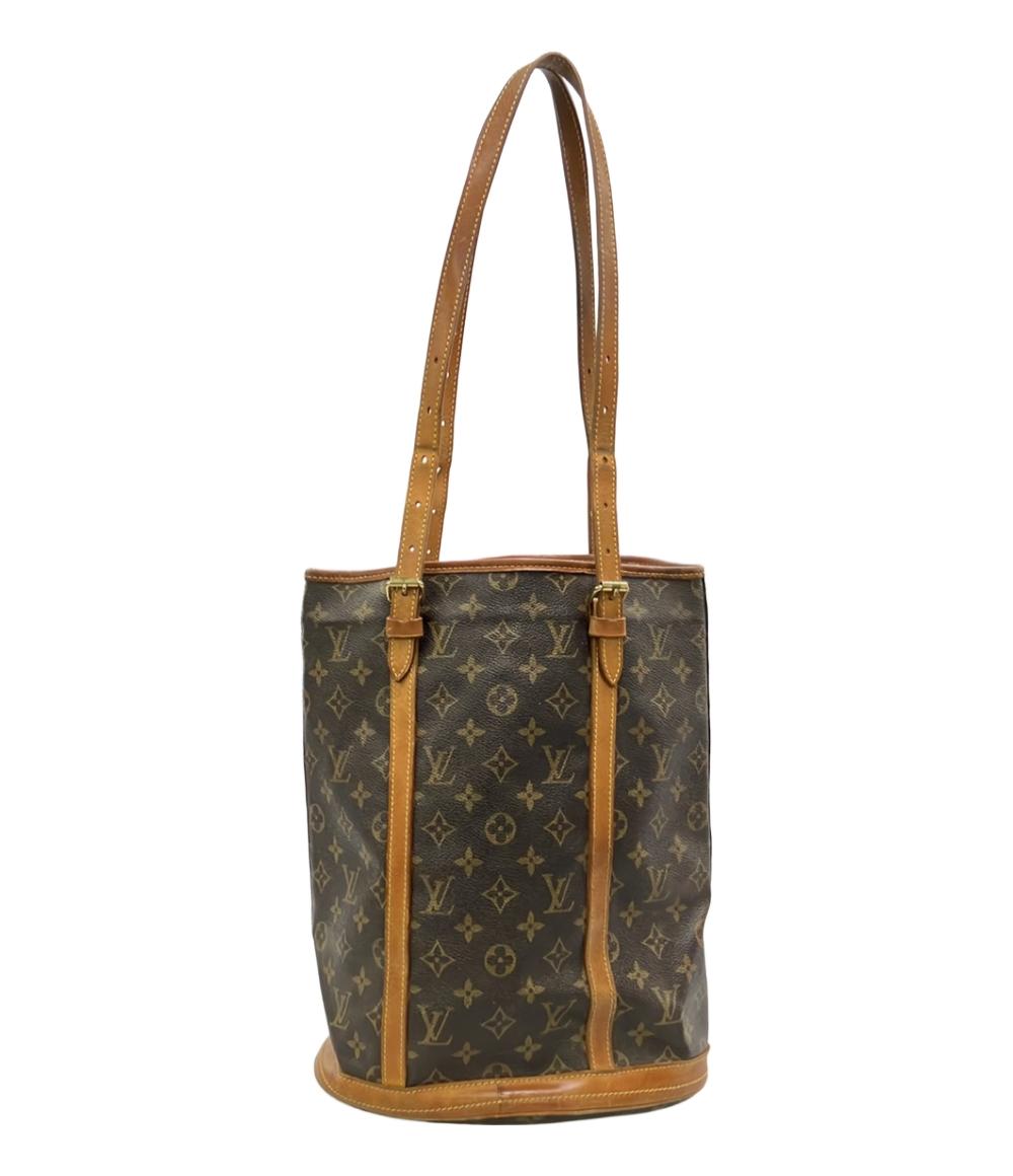 訳あり LOUIS VUITTON ショルダーバッグ 肩掛け バケットGM モノグラム