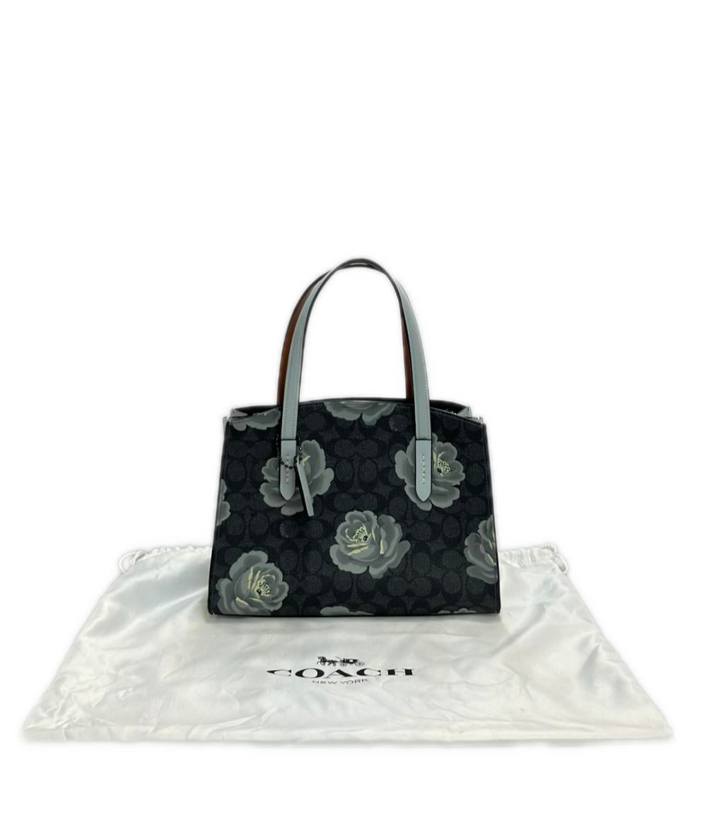 コーチ 2wayハンドバッグ ショルダーバッグ 斜め掛け フラワー柄 シグネチャー 31703 レディース COACH