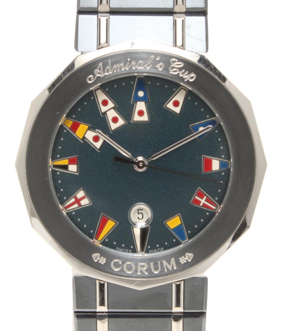 美品 CORUM 腕時計 アドミラルズカップ クオーツ 99.810/30V-50 メンズ