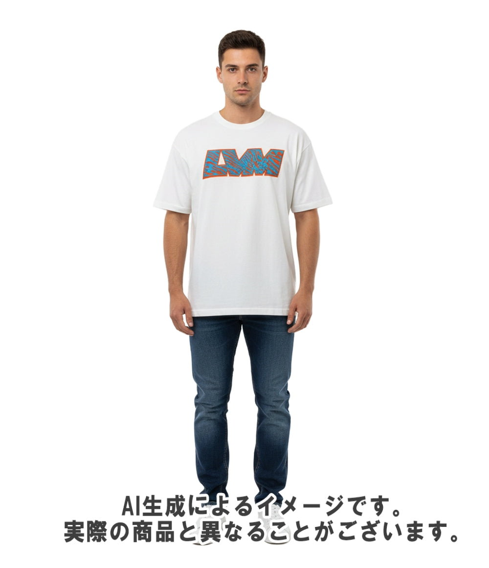 LOUIS VUITTON 半袖ニット LVロゴコットン半袖Tシャツ RM232M HAO HPN15W メンズ SIZE L ルイ・ヴィトン