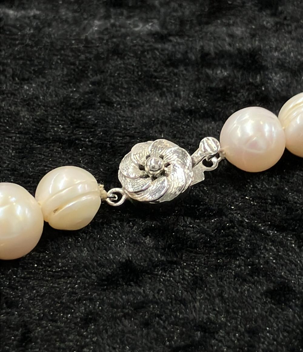 ネックレス オーバルパール 8-10mm レディース