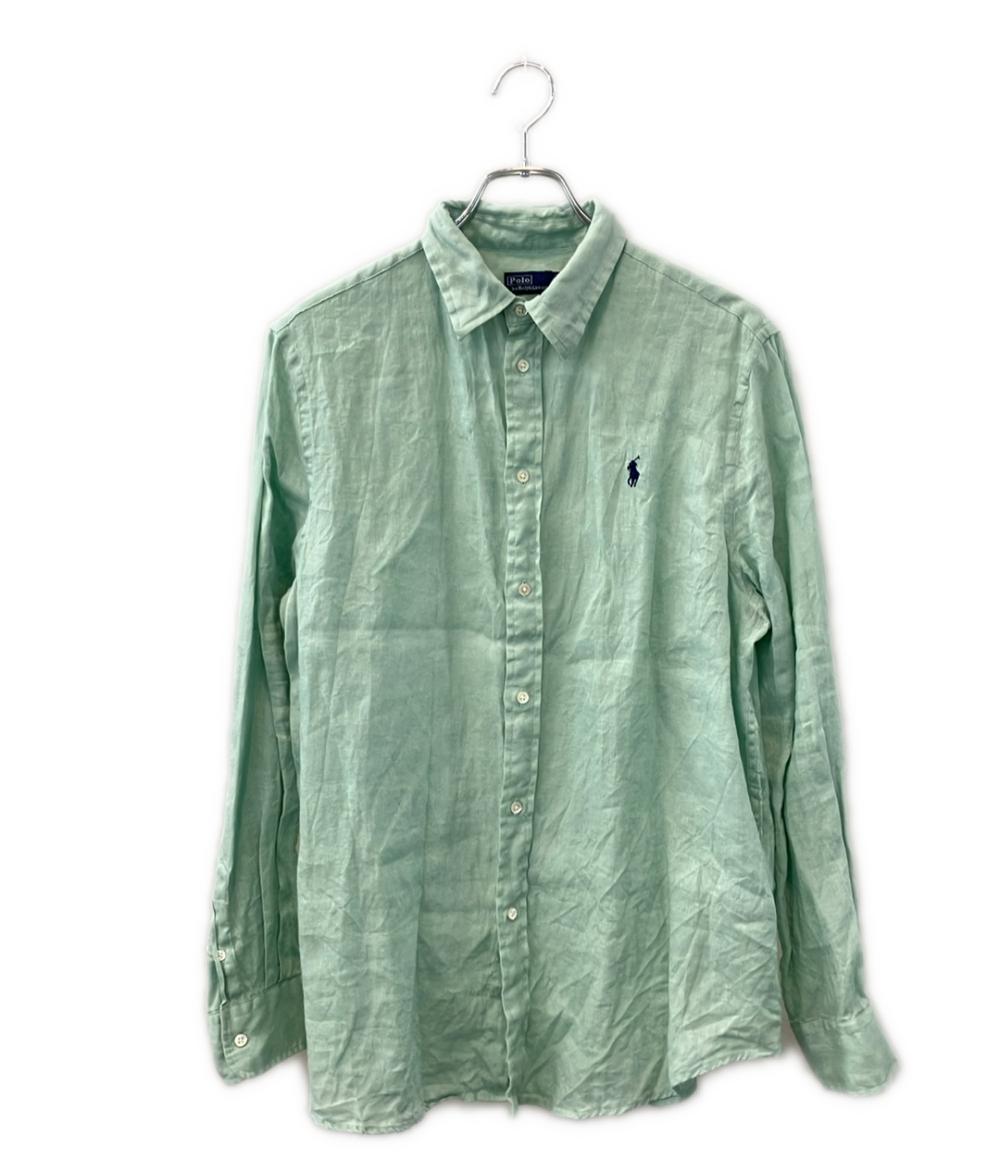 POLO RALPH LAUREN 長袖 リネンシャツ メンズ SIZE L ポロ・ラルフ