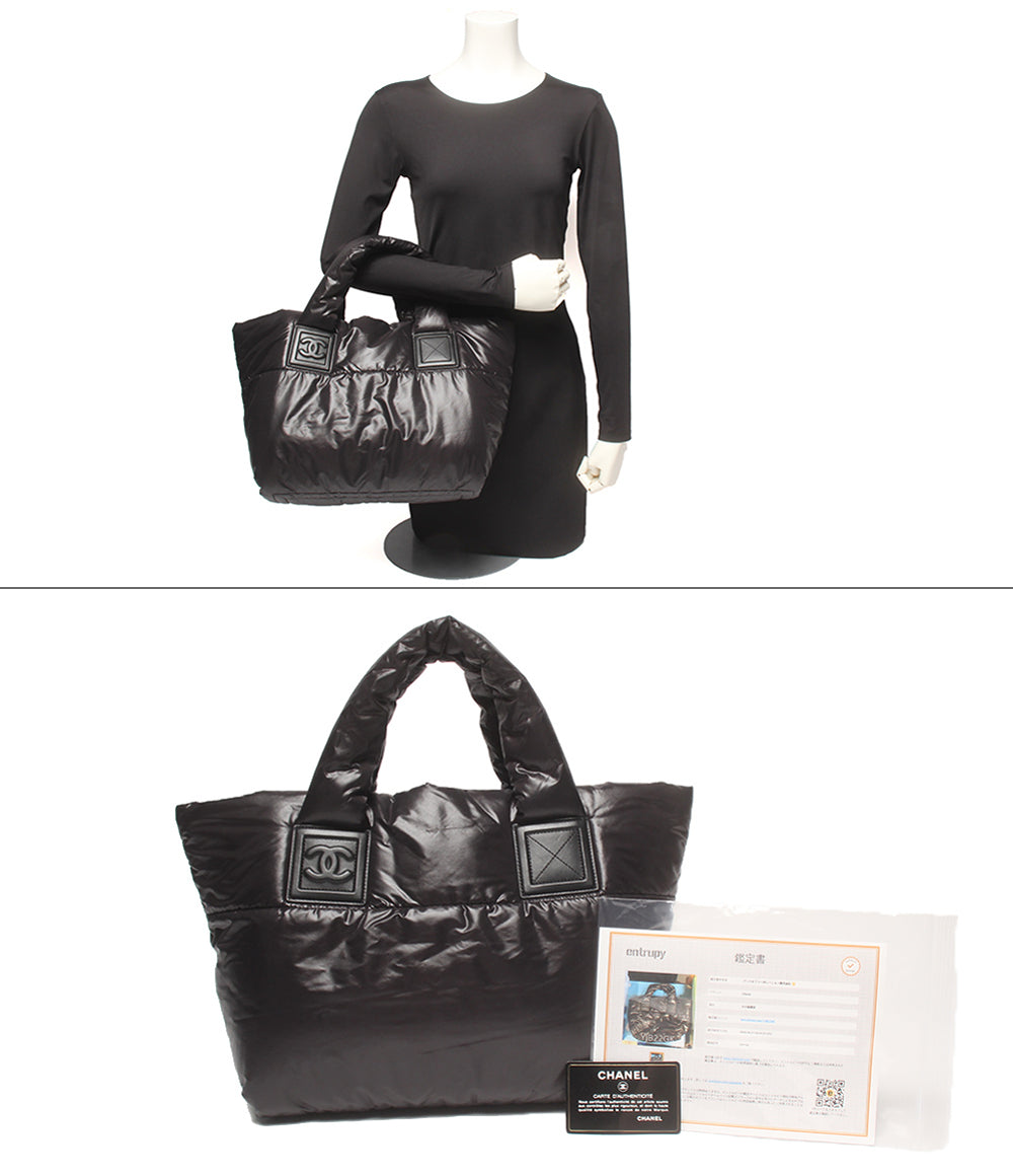 美品 CHANEL ハンドバッグ トートバッグ 13番台 シルバー金具 コココクーン レディース シャネル