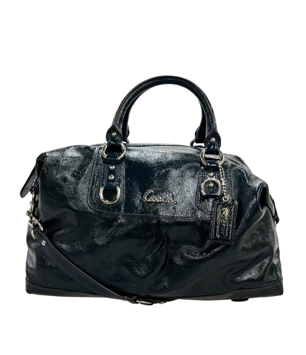 COACH ハンドバッグ ショルダーバッグ 2WAY 肩掛け エナメル F15454