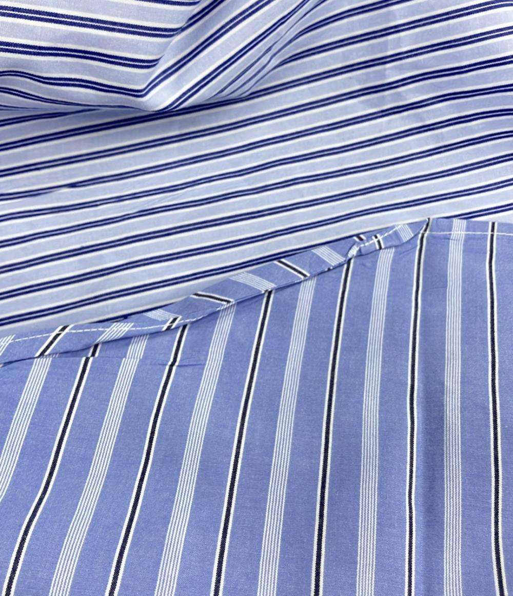 美品 パブリックトウキョウ 長袖シャツ ストライプ メンズ SIZE 2 (M) PUBLIC TOKYO