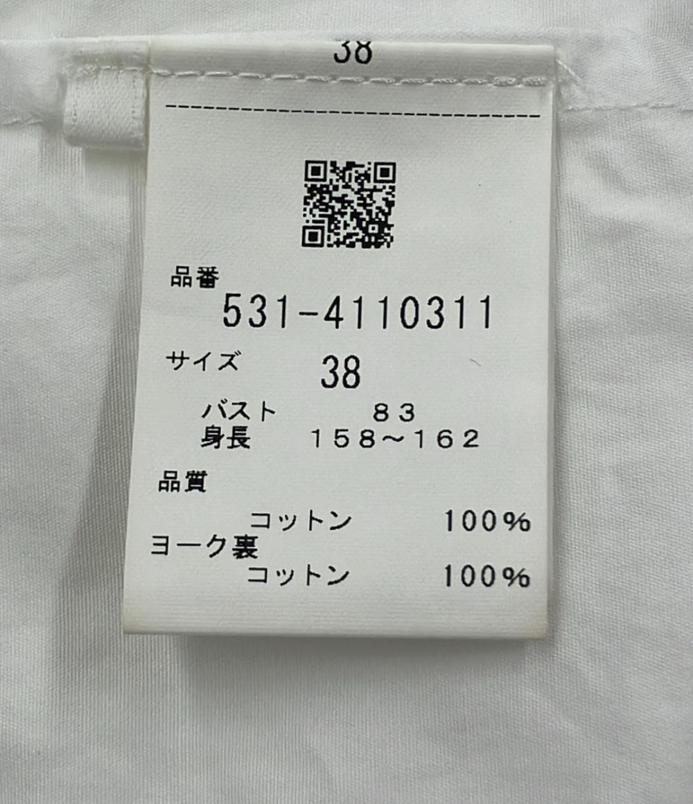 美品 アドーア 半袖シャツ バンドカラー レディース SIZE 38 (M) ADORE