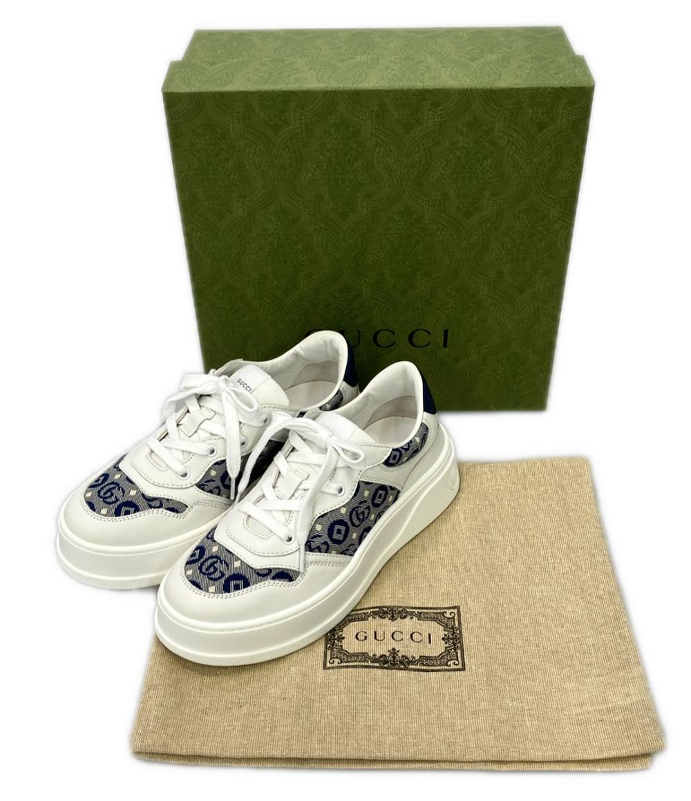 美品 グッチ ローカットスニーカー 755894 キッズ SIZE 32 GUCCI