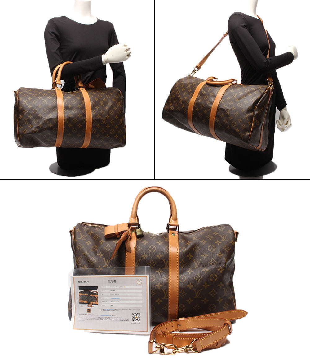 LOUIS VUITTON ボストンバッグ ショルダーバッグ 斜め掛け キーポルバンドリエール45 モノグラム M41418 レディース メンズ ルイ・ヴィトン