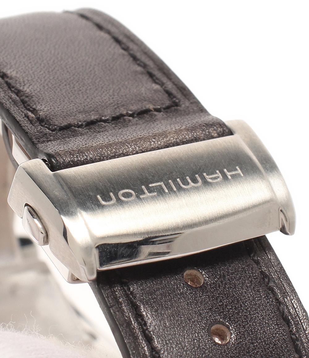 HAMILTON 腕時計 ジャズマスター スピリット オブ リバティ クロノグラフ 自動巻き シルバー H324160 メンズ ハミルトン