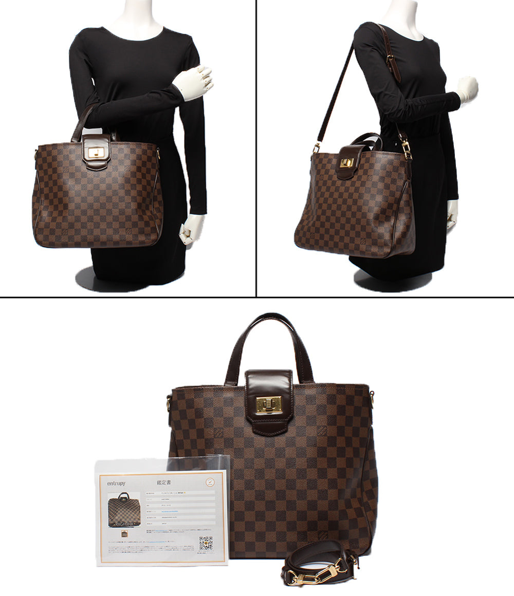 LOUIS VUITTON 2way ハンドバッグ ショルダーバッグ 肩掛け カバ ローズベリー ダミエ N41177 レディース ルイ・ヴィトン