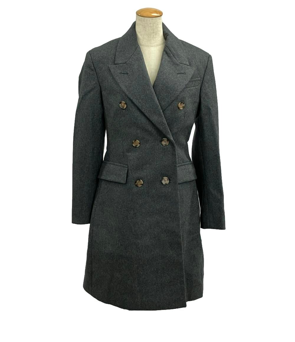 Burberry レディースコートLサイズ　ダークグレー BURBERRY - 極美品34Burberryバーバリートレンチコートケンジントン
