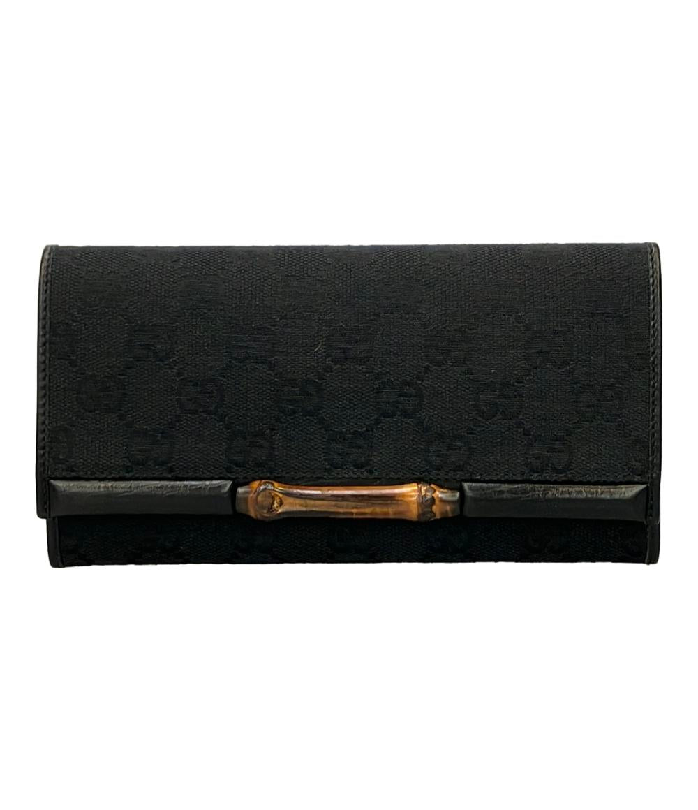 美品 グッチ 長財布 バンブー 112520 2149 メンズ GUCCI